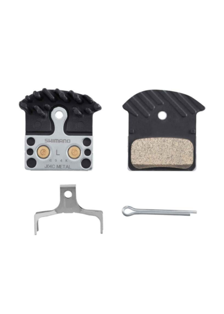 METAL PAD W/ FIN (J04C), PAD SPRING, W/SPLIT PIN, 1 PAIR, IND.PACK